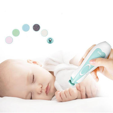 GentleBaby Set de cuidado de uñas | Cuidado seguro, silencioso y sencillo - Perfecto para bebés, niños pequeños y niños
